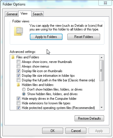 Word document error message