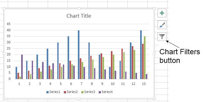 Filter Chart Excel