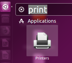 Finding print queue in Ubuntu Unity
