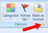 Outlook 2007 Options tool