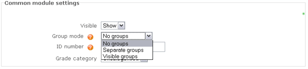 Options for setting up a group forum