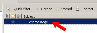 Highlighted message