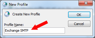 Mail Setup - profile name