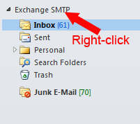 Mail Setup - showing all folders (1)