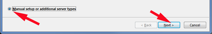 Manual Profile setup