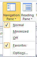 Outlook 2010 Navigation Pane Layout tool