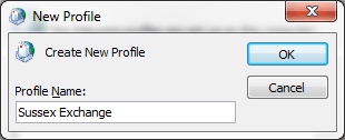Mail Profile dialogue 3