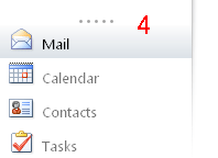 OWA main screen bottom left