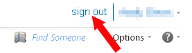 OWA Sign Out