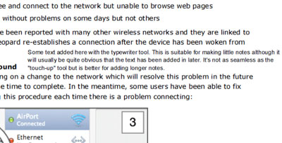 screenshot - typewriter tool