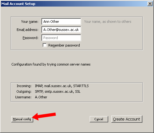 New account - step 2