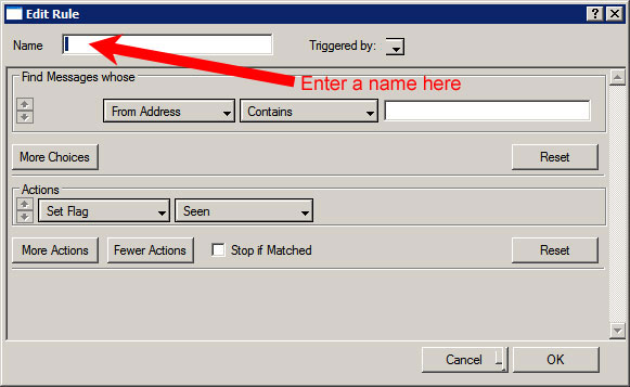 [Name box in Edit Rule window]