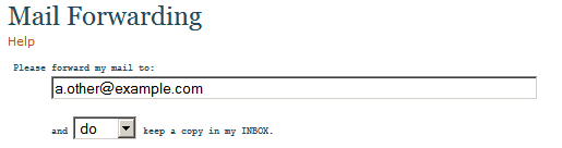 Switching on forwarding