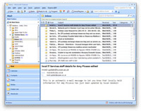 screenshot of Outlook window