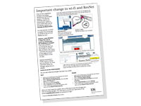 Connecting to ResNet and wi-fi