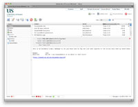 screenshot of webmail window