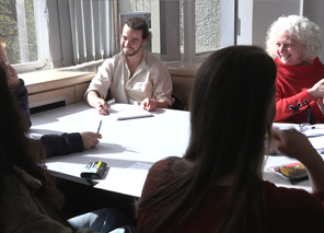 Student studying at the University of Sussex