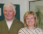 Broadcaster Martha Kearney and her father, Hugh, a former professor of history at the University of Sussex