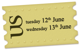 EVENT DATES: tuesday 12th July - 13th July 2007