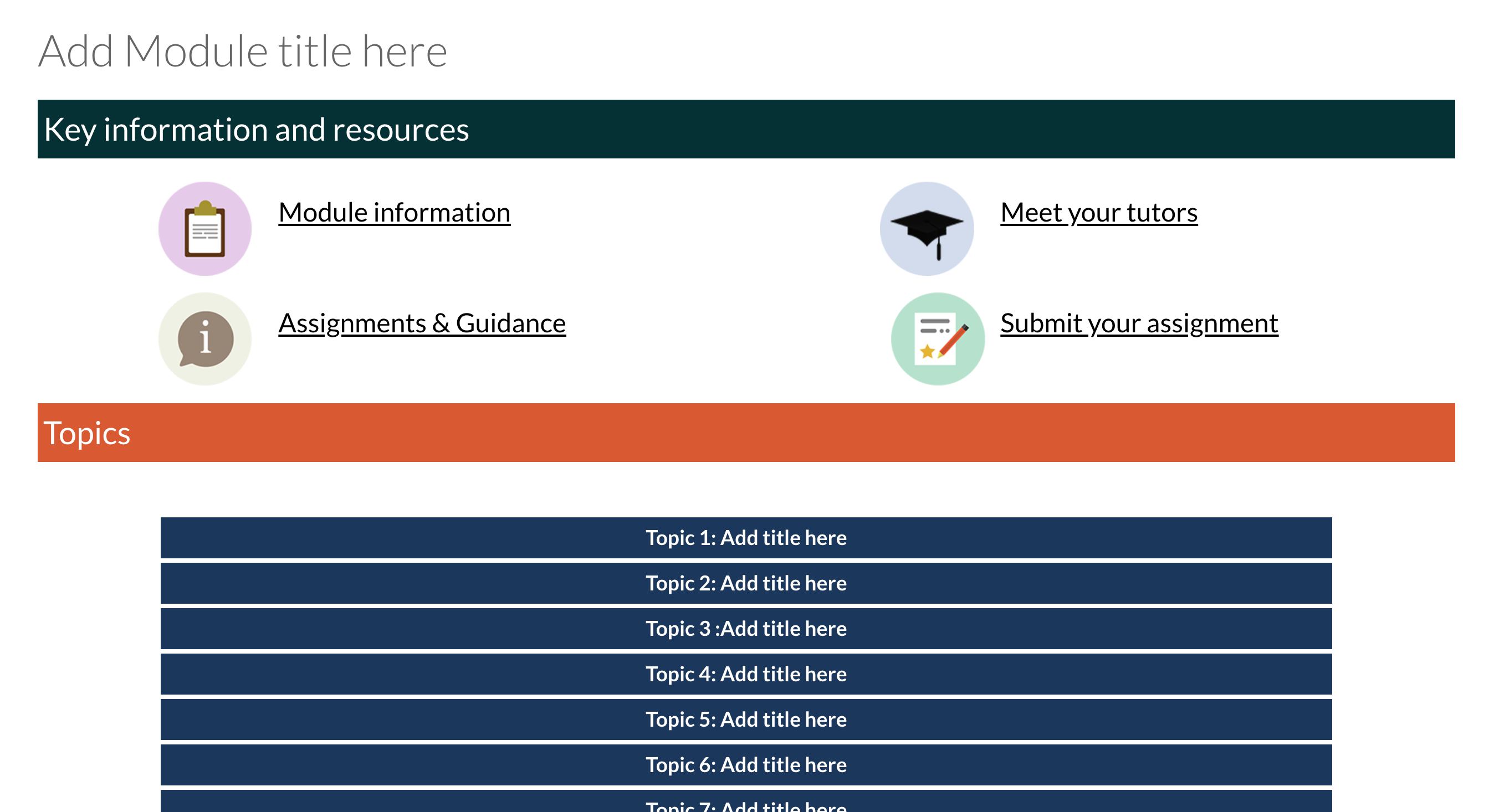 Example LPS module home page