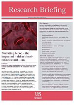 Narrating blood - the impact of hidden bloodrelated conditions