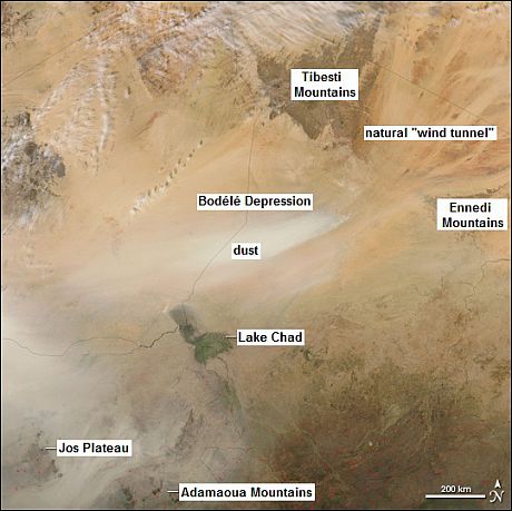 Bodélé Depression in Chad