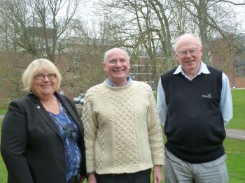 Hazel Barrett, Ron Skeldon and Tony Fielding