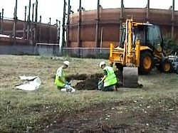 Sampling at OCLI site 4