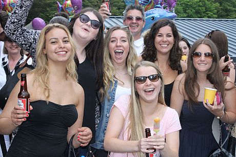 Students celebrate at LPS Results Day 2015