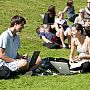 With our extensive wireless network you study on the go anywhere on campus