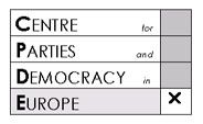 Centre Parties Democracy Europe