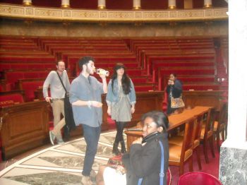 Students at National Assembly