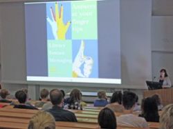 Library induction Photo of Library induction