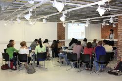 Group of students in a teaching session