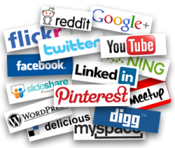 social media logos