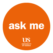 Ask me badge