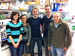 Dr Neale with his lab team