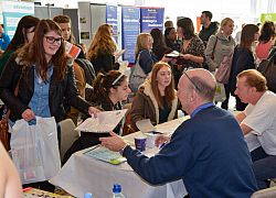 Students at Careers Fair 2012
