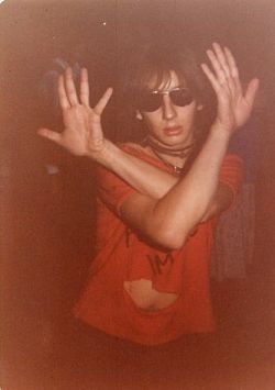 photo of Paul Cecil as a punk