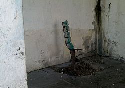 Photo of bench at the Marina