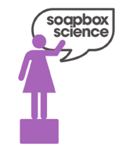 The Soapbox science logo