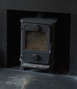 Stove in cold home