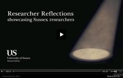 Researcher Reflections video screen grab