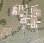 Model of original campus