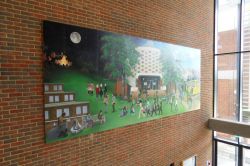 New mural hanging in Fulton