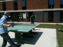 Table tennis tables