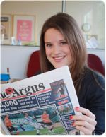 A Brighton Journalist Works Student