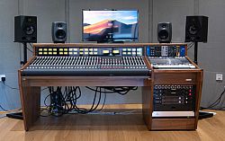 Mixing desk in the ACCA Studio