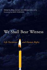 We Shall Bear Witness cover Sept 2014