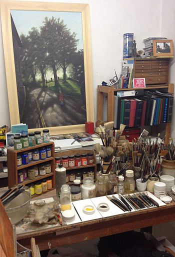 Peter Messer's studio, Lewes
